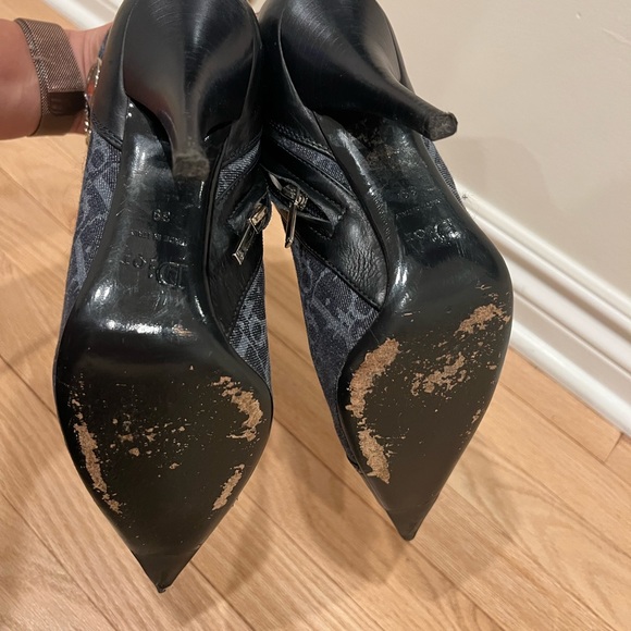 Christian Dior Navy Flight Bootie - Picture 5 of 5